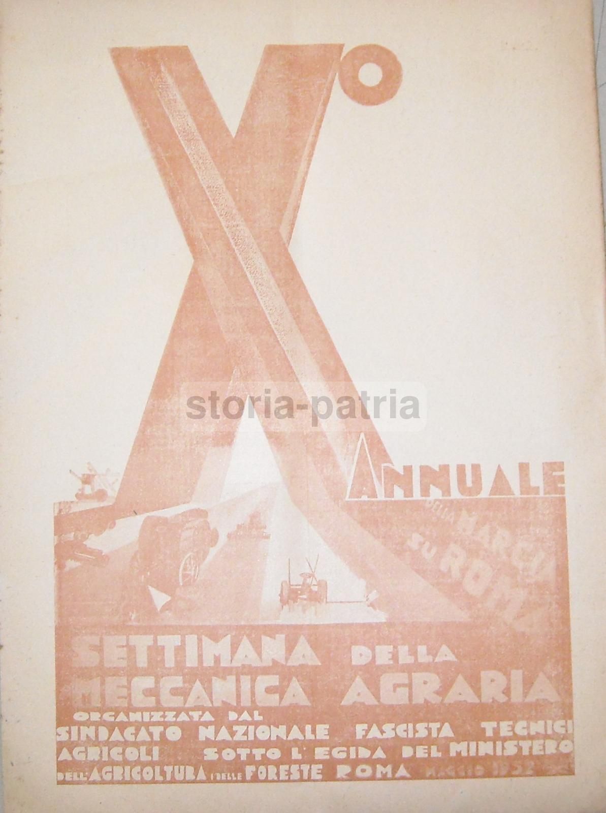 Settimana Della Meccanica Agraria 1932, Illustrazione Di Marcello Nizzoli