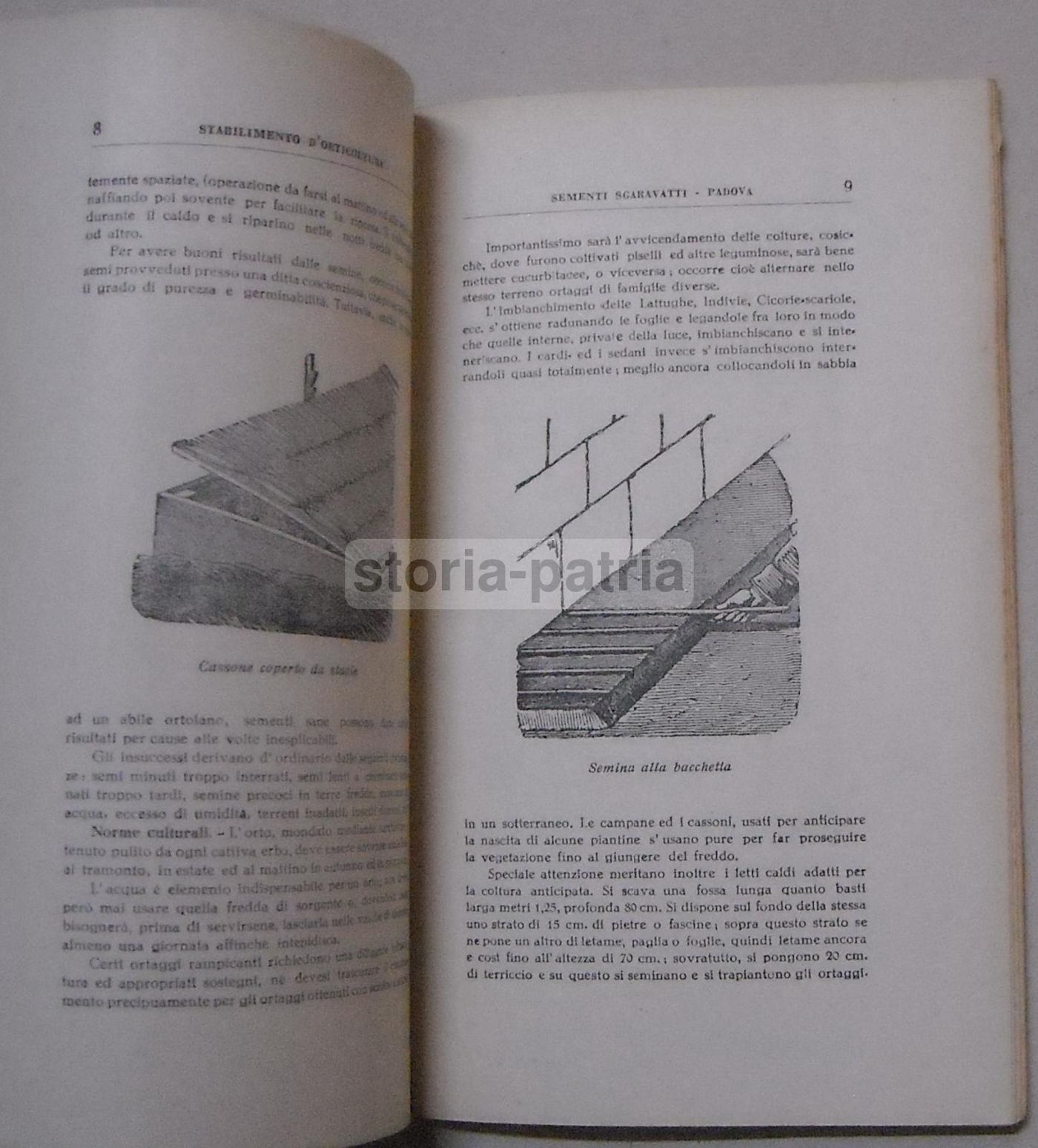 Calendario Dell'Ortolano Sgaravatti 1944 Padova