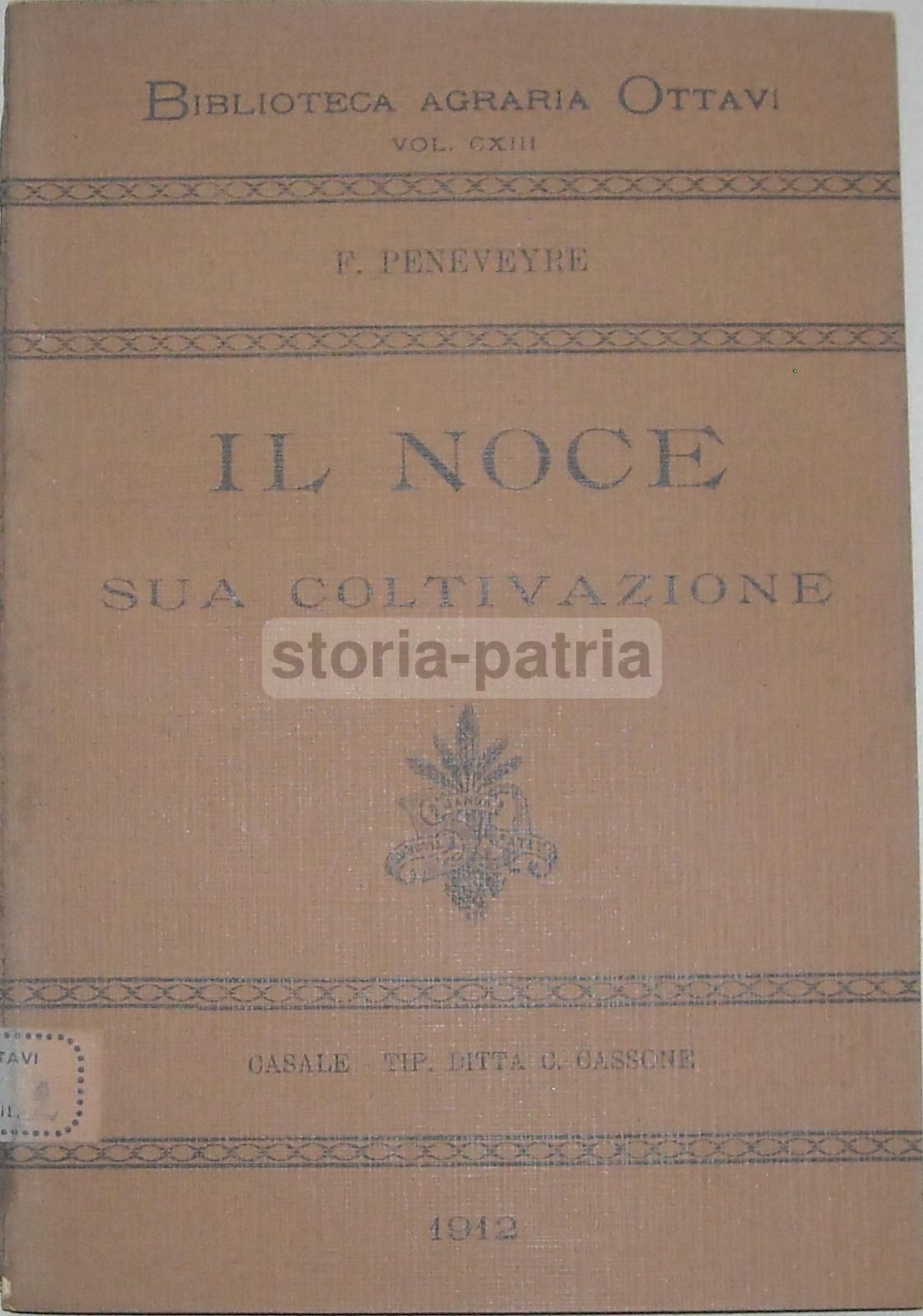 Il Noce Di Peneveyre 1912 Manuale Agricoltura Coltivazione Noce