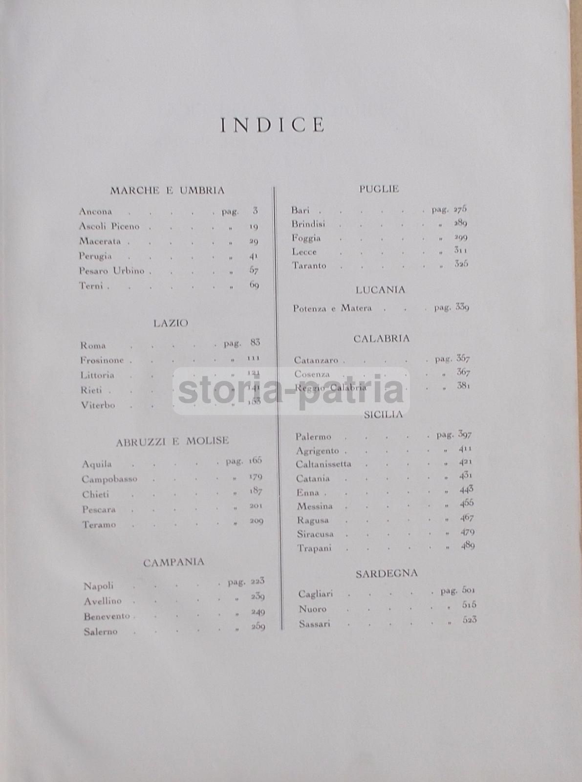 Il Volto Agricolo d'Italia. Marescalchi, TCI, 1936 1938 (2 Volumi)