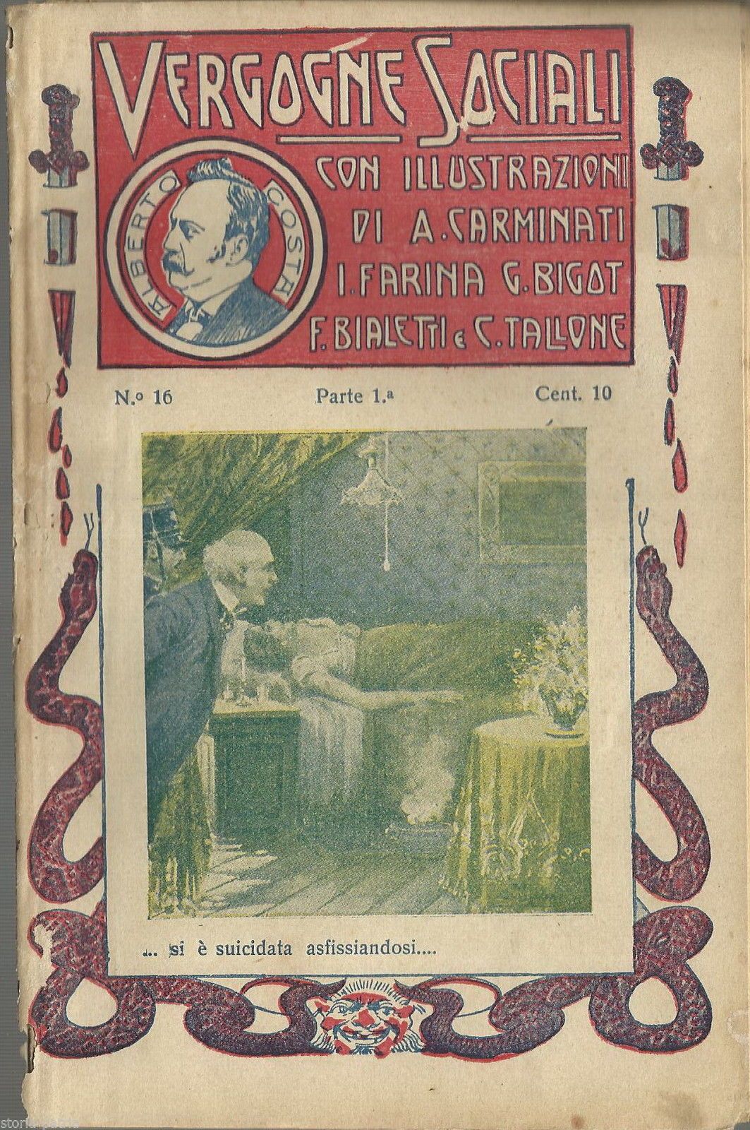 I Duellomaniaci, Alberto Costa, 1900, Cronaca Nera E Duello, Milano