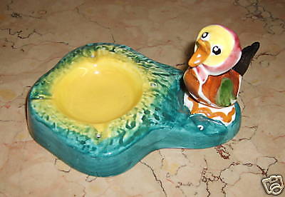 Ceramica Con Anatroccolo G. Mazzotti Albisola