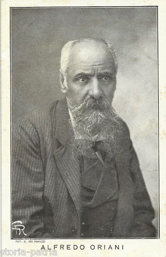 Alfredo Oriani: Ritratto Fotografico Su Cartolina Edizioni Laterza, Bari