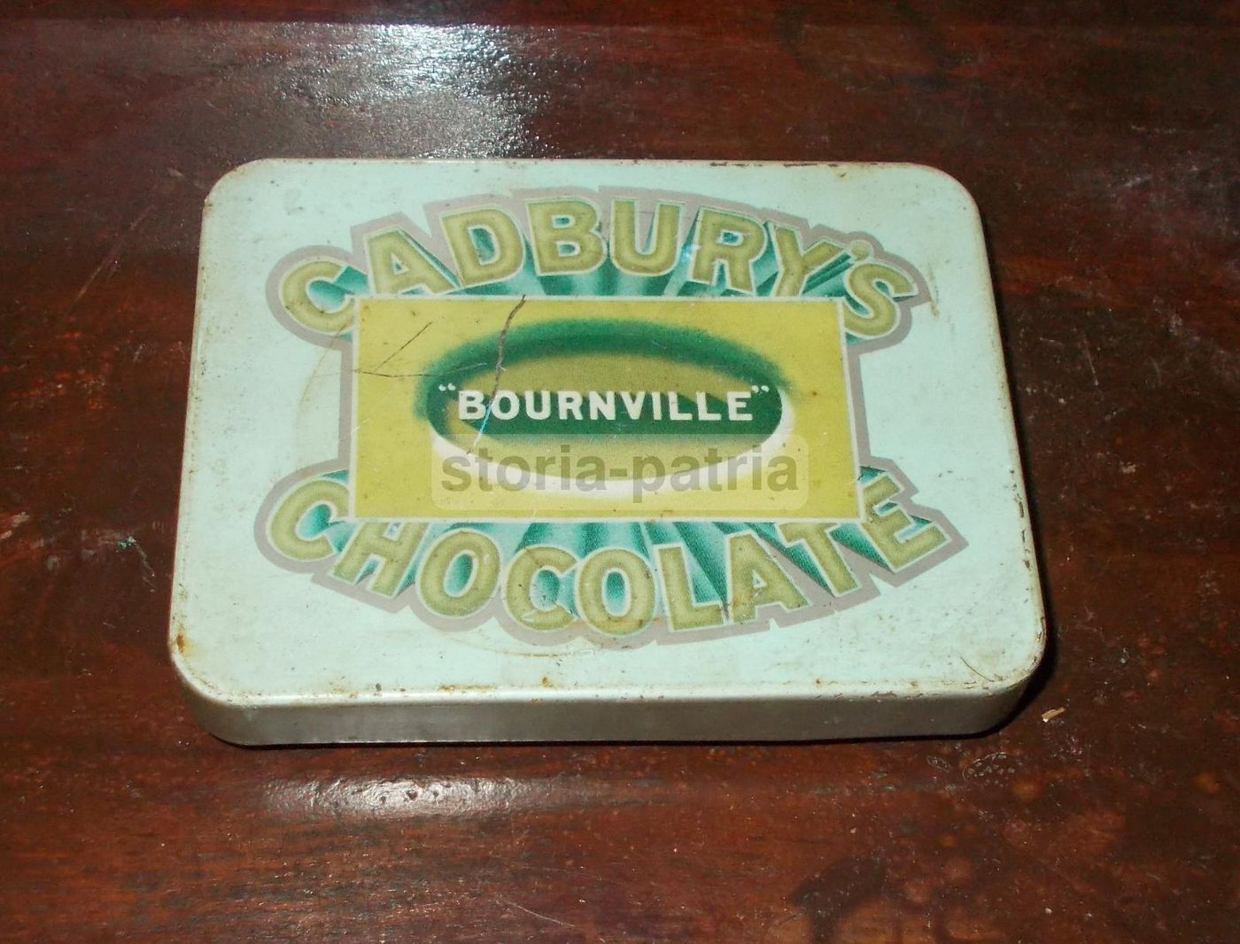 Scatola In Latta Pubblicitaria Cadbury'S Bournville