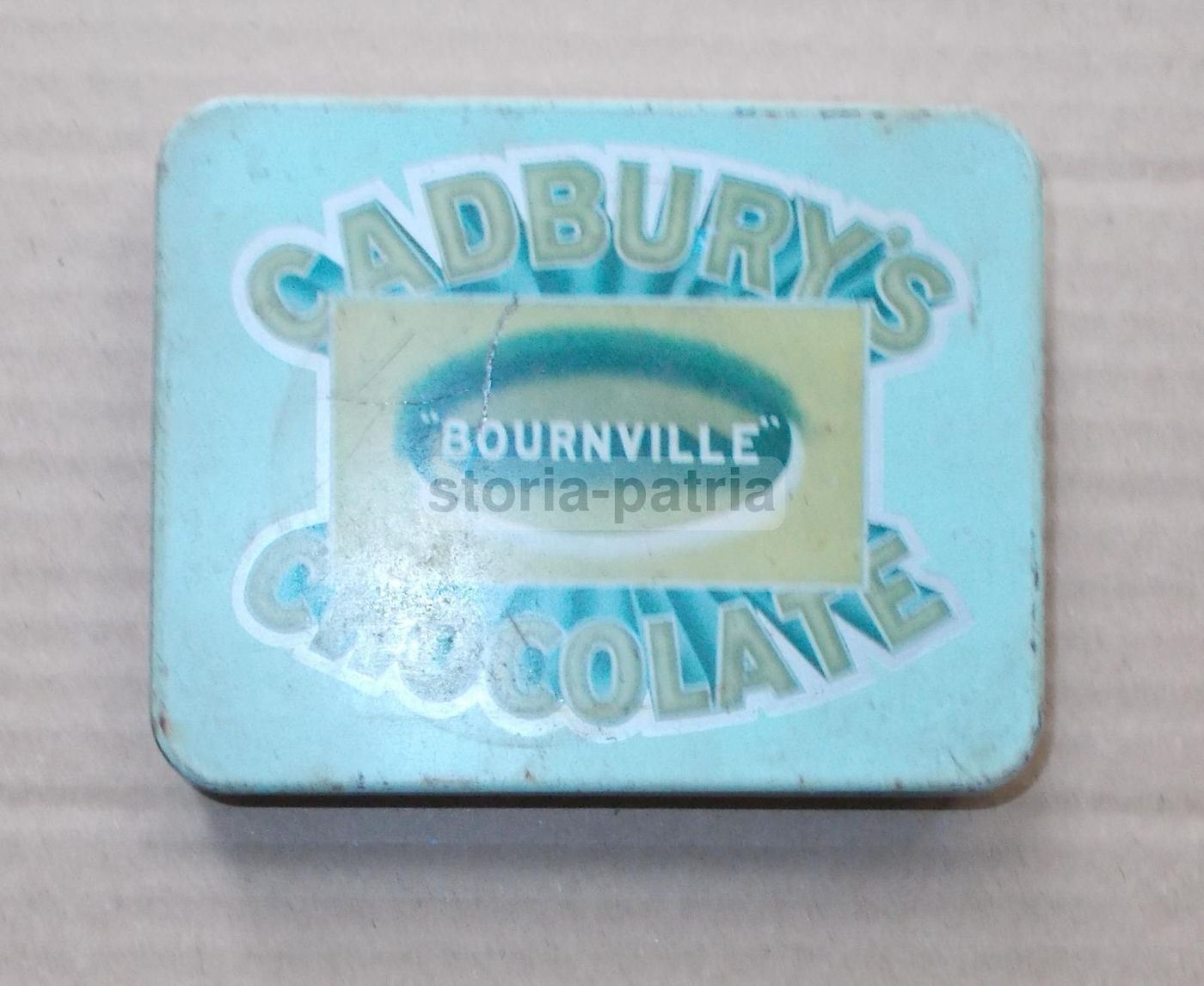 Scatola In Latta Pubblicitaria Cadbury'S Bournville