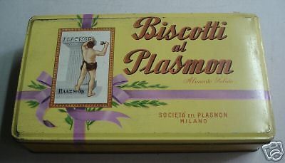 Scatola Latta Biscotti Plasmon, Milano