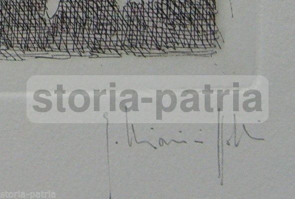 Incisione Acquaforte Originale: Allegoria Mitologica Firmata, Anni '70