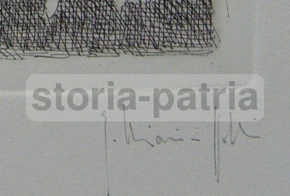 Incisione Acquaforte Originale: Allegoria Mitologica Firmata, Anni '70