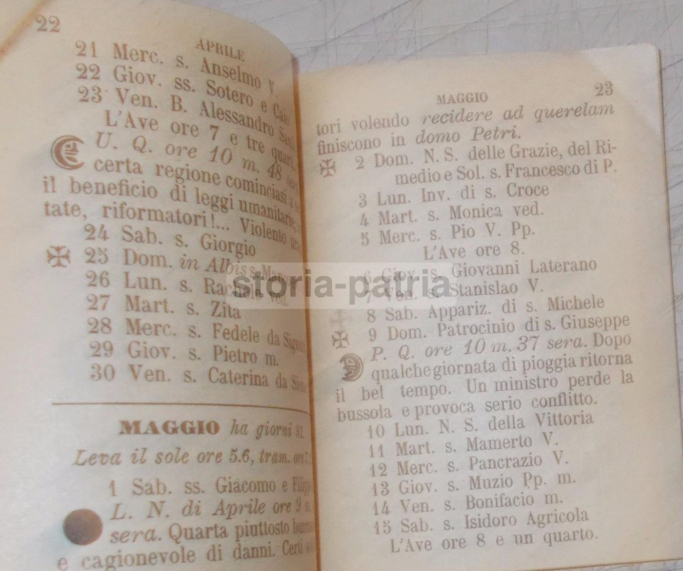 Almanacco Universale Del Gran Pescatore Di Chiaravalle 1897, Genova
