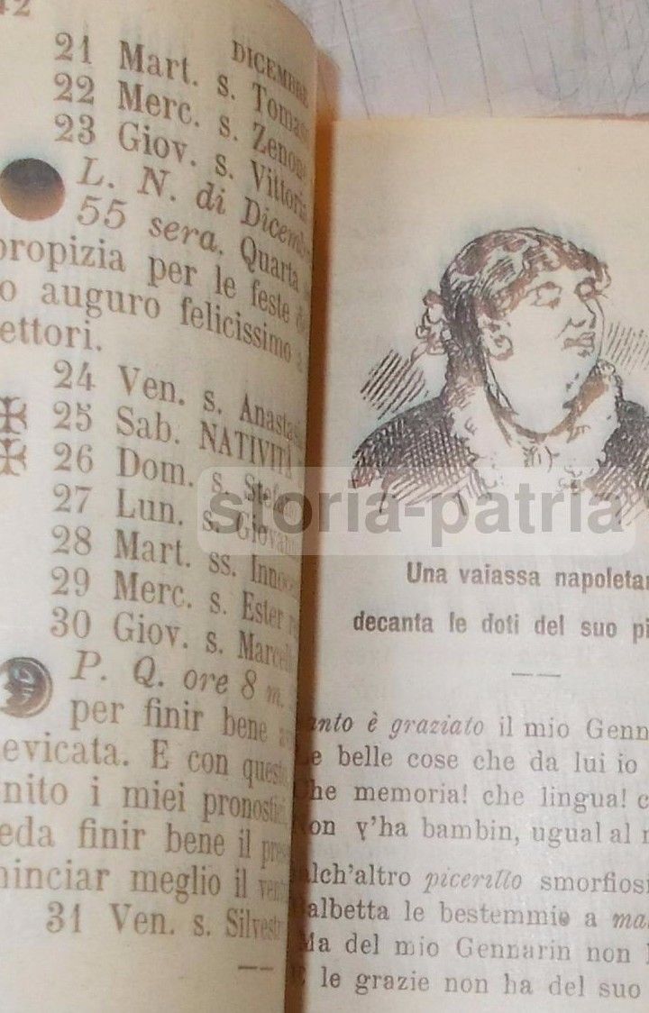 Almanacco Universale Del Gran Pescatore Di Chiaravalle 1897, Genova
