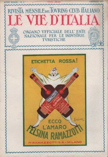Pubblicità Amaro Ramazzotti, Leonetto Cappiello, 1927, Chinina Migone