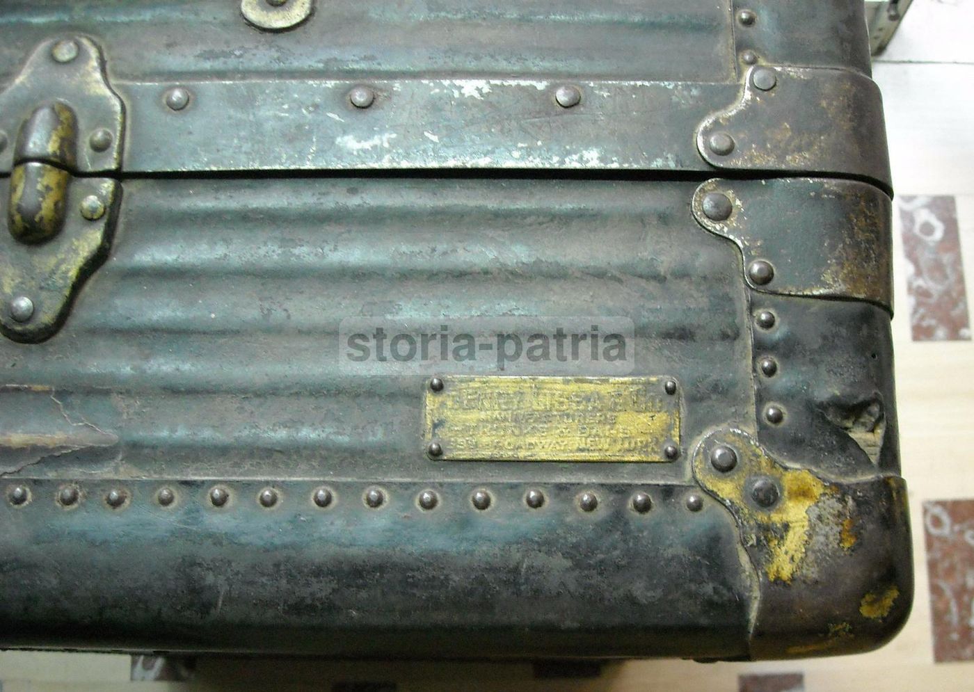 Valigia Armadio Henry Lissa New York Primi '900 Originale