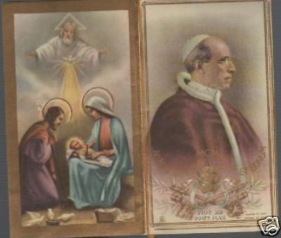 Calendarietto Anno Santo 1950 Papa Pio XII
