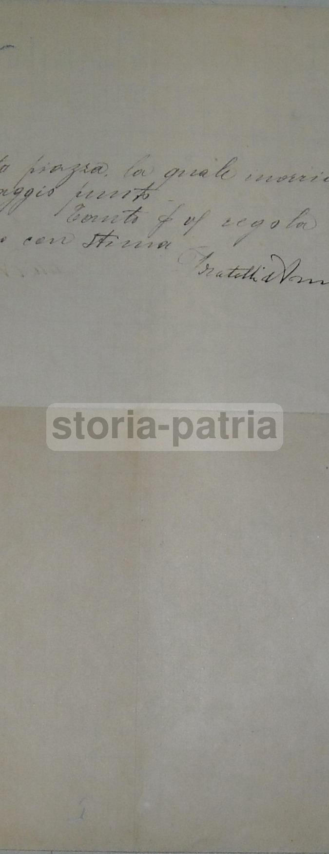 Carta Intestata Fratelli Amato Latticini Castellammare 1905