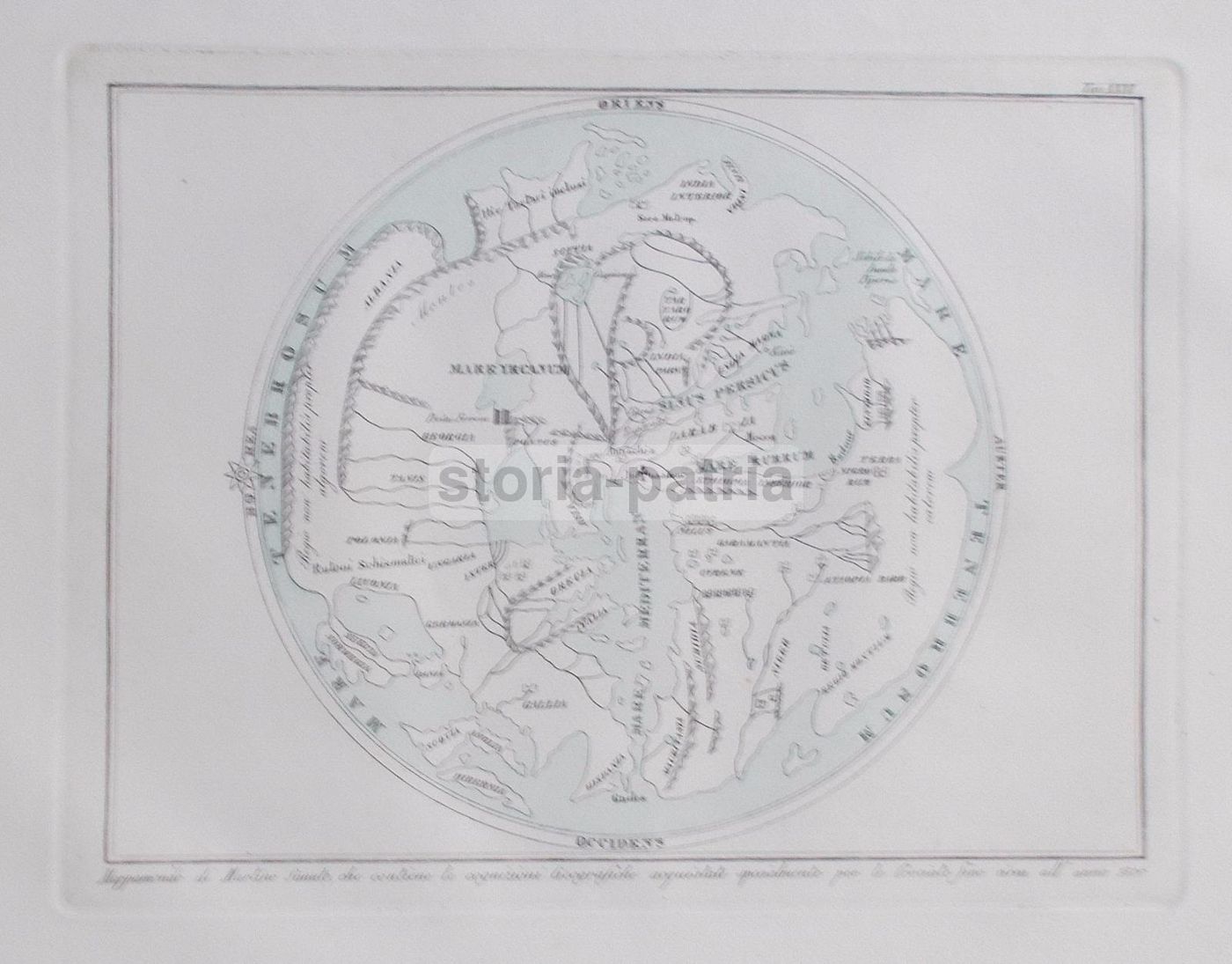 Mappamondo Di Martino Sanuto. Conoscenze Geografiche Dell'Epoca Delle Crociate