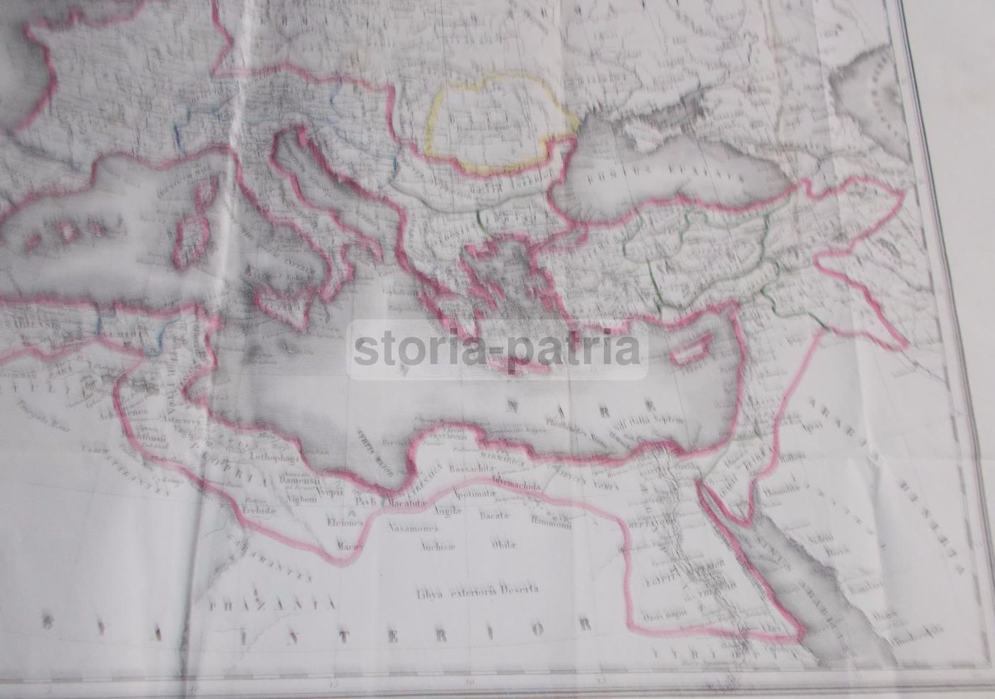 Mappa Dell'Impero Romano, 1856, Doyen, Europa, Africa, Asia
