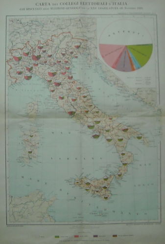 Mappa Dei Collegi Elettorali d'Italia, Elezioni Della XXV Legislatura (1919)