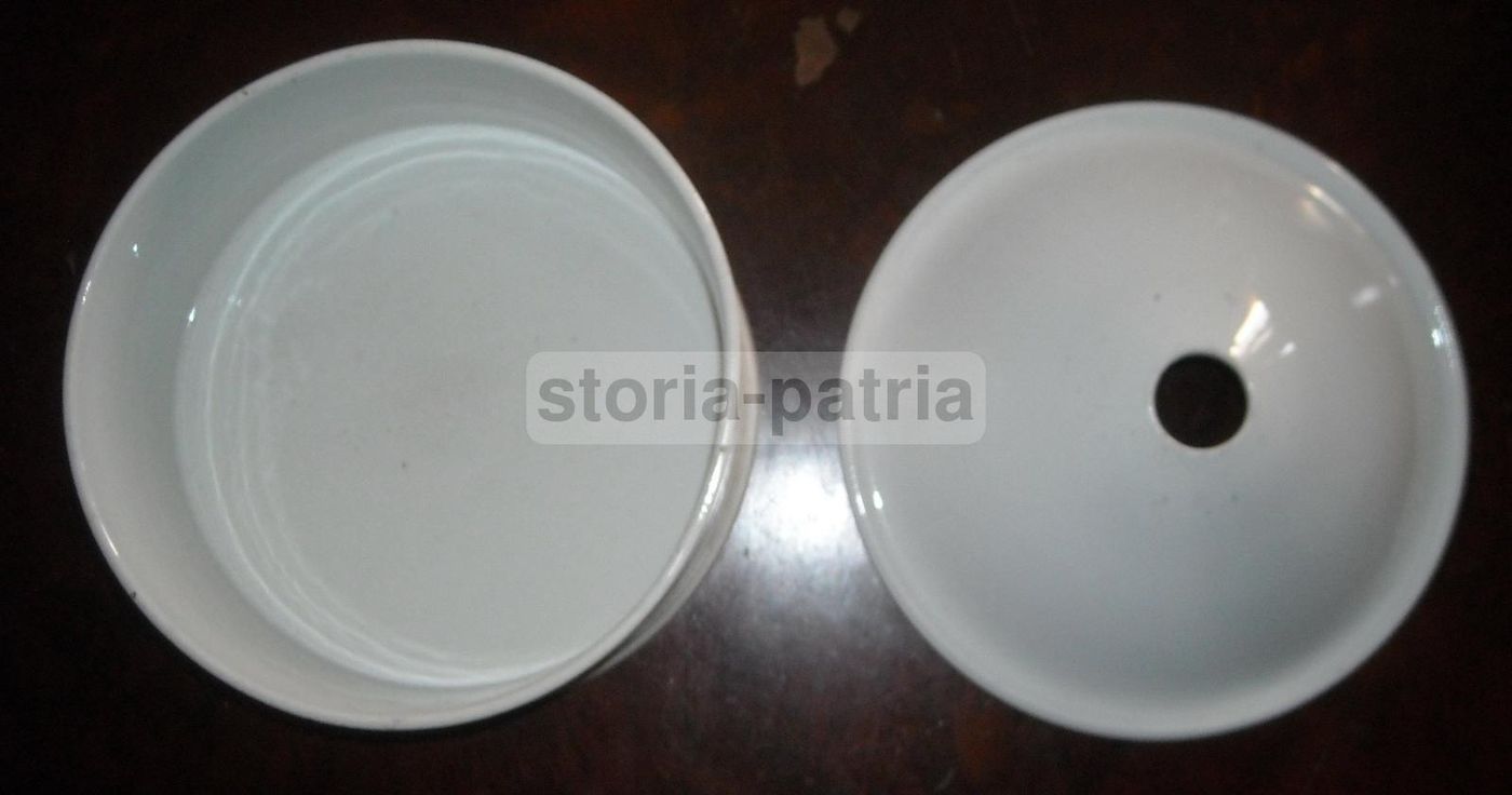 Soprammobile Antico In Ceramica Richard Con Decori Floreali 800