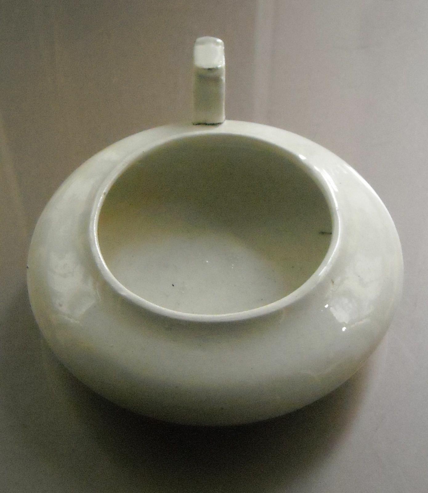 Antico Soprammobile In Ceramica S.C. Richard, Fine XIX Secolo