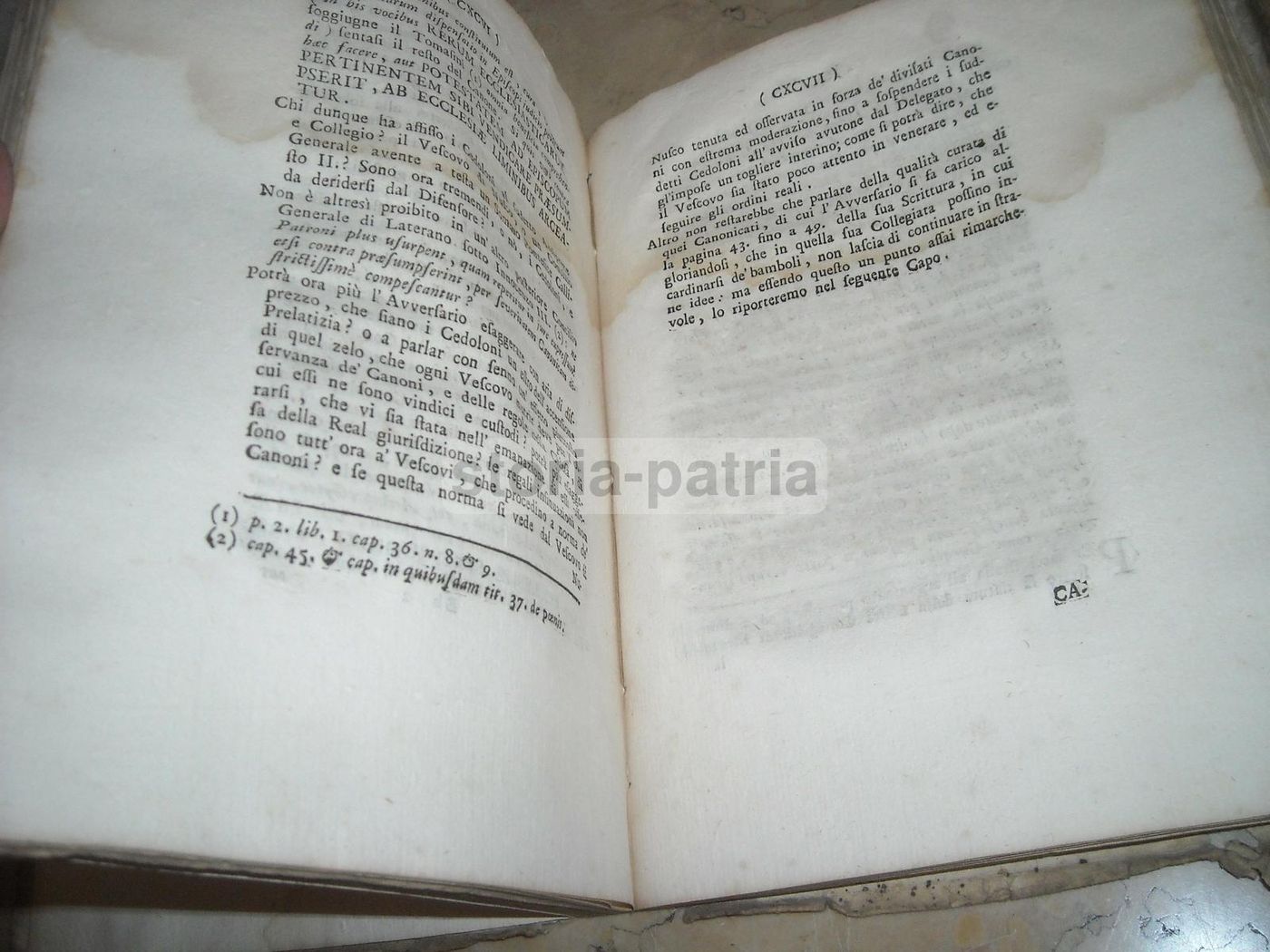 Controversia Giuridica Vescovo Nusco Montella Leone X 1767 Napoli