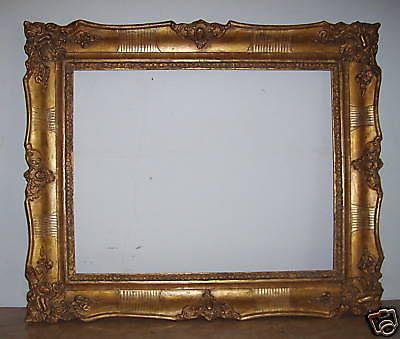 Antica Cornice Dorata Metà '800 (74x62 Cm) Per Quadri E Specchiere