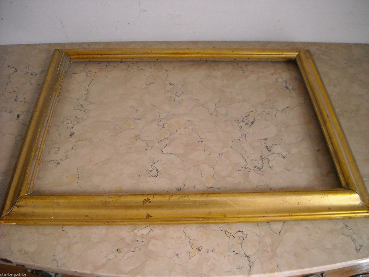 Cornice Antica Dorata Fine '800 Primo '900 Per Dipinti E Specchi