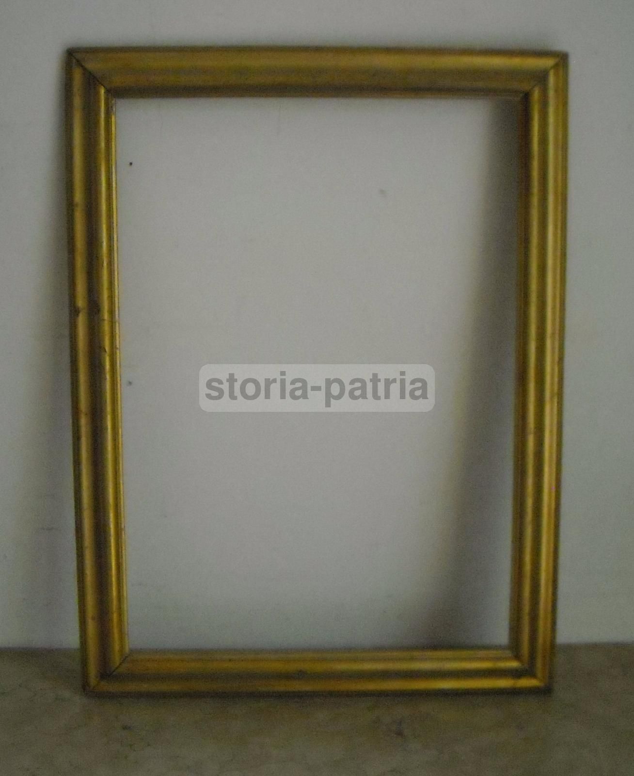 Cornice Antica Dorata Fine '800 Primo '900 Per Dipinti E Specchi