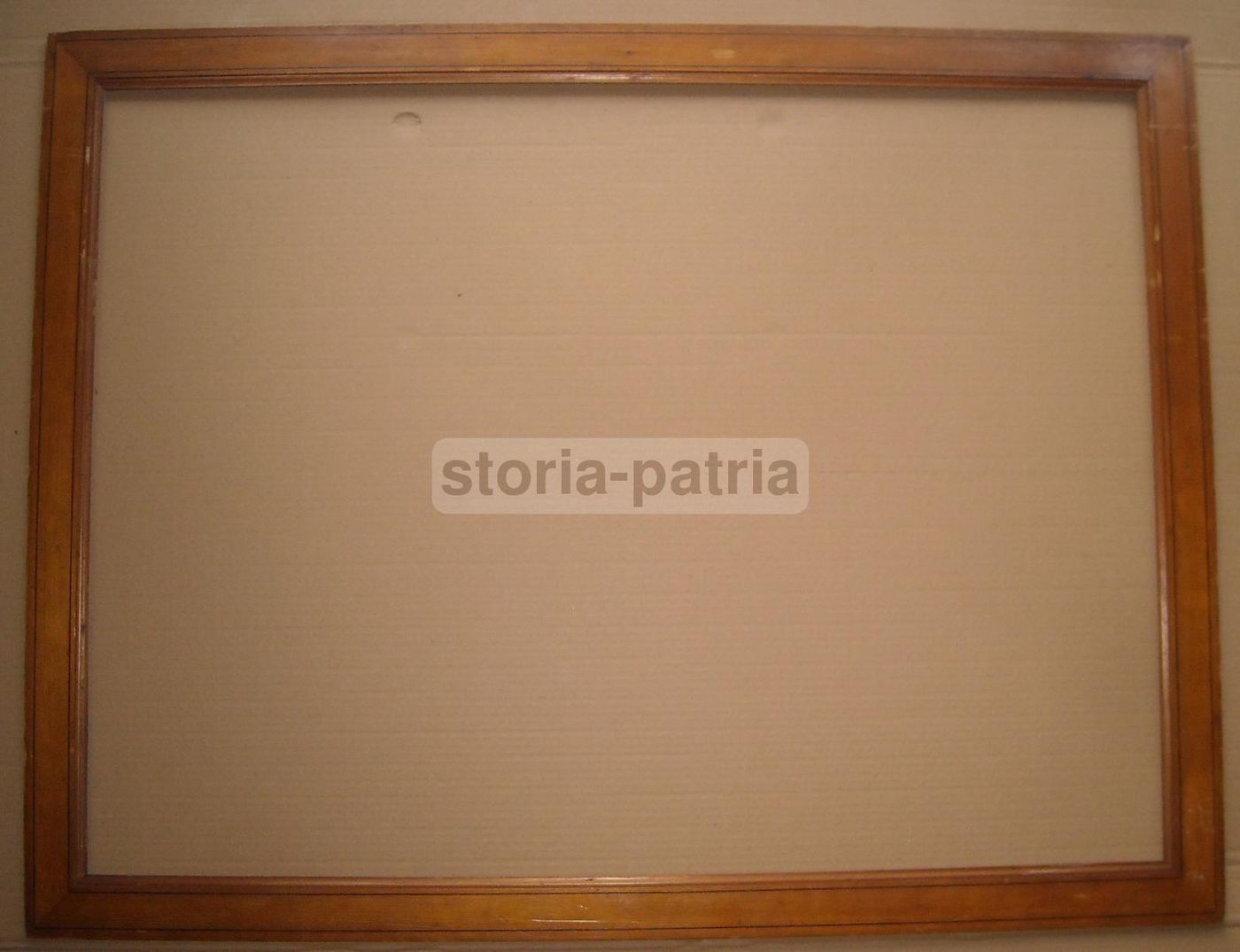 Antica Cornice In Legno Naturale, XIX Secolo, 96x74 Cm