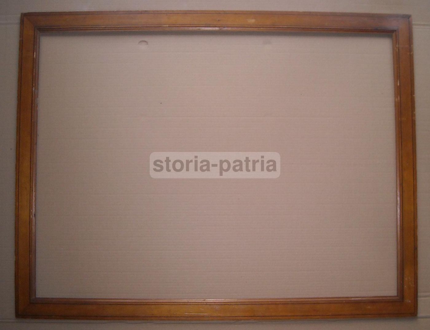 Antica Cornice In Legno Naturale, XIX Secolo, 96x74 Cm