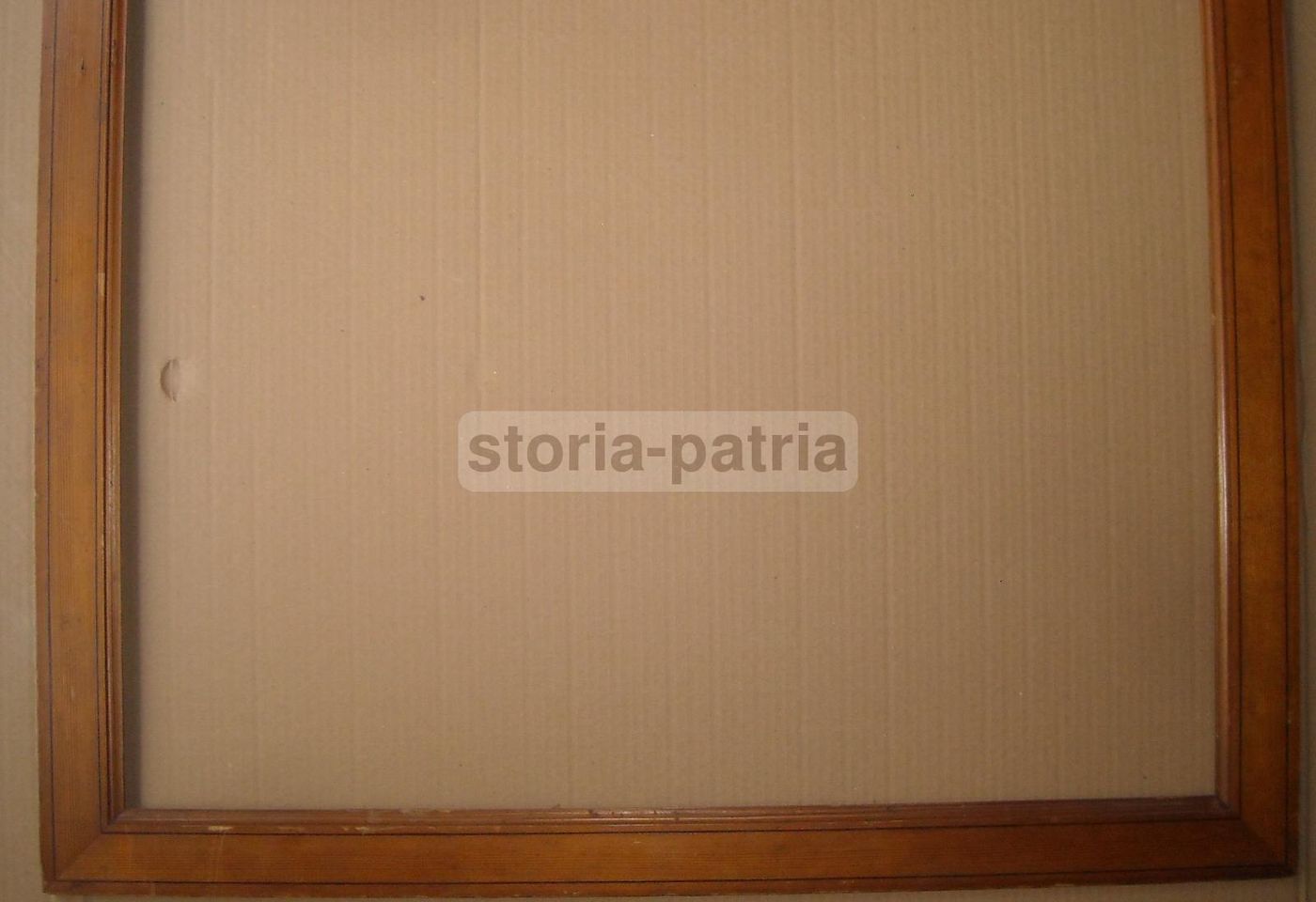 Antica Cornice In Legno Naturale, XIX Secolo, 96x74 Cm