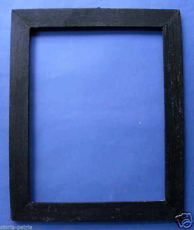 Cornice Antica In Legno Ebanizzato, XIX Secolo, 48,5x39,5 Cm