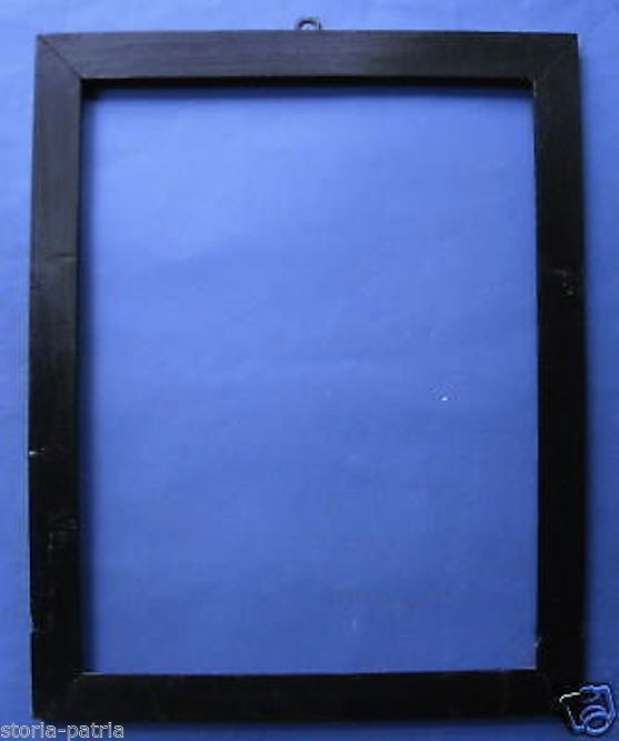 Antica Cornice In Legno Ebanizzato, Prima Metà Del XIX Secolo (52x41,5 Cm)