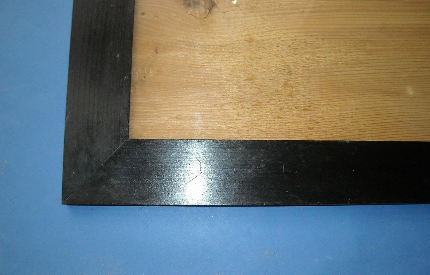 Cornice Antica In Legno Ebanizzato, Metà XIX Secolo