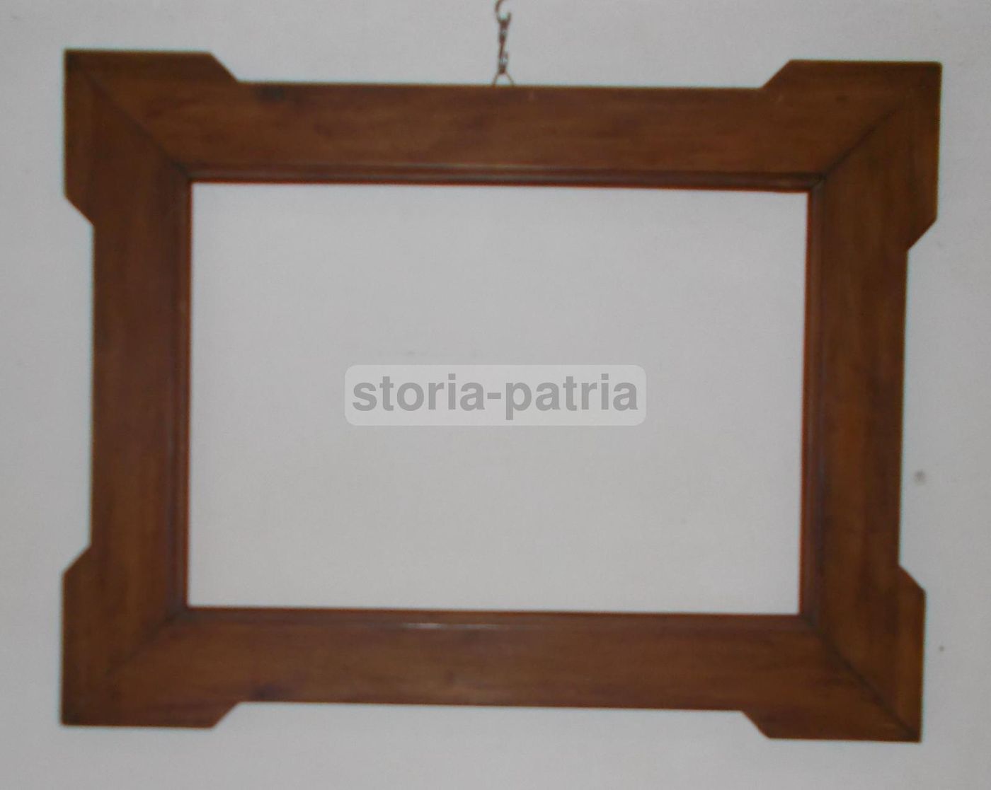 Antica Cornice In Legno Noce, Fine '800 Primi '900, Cm 52x40