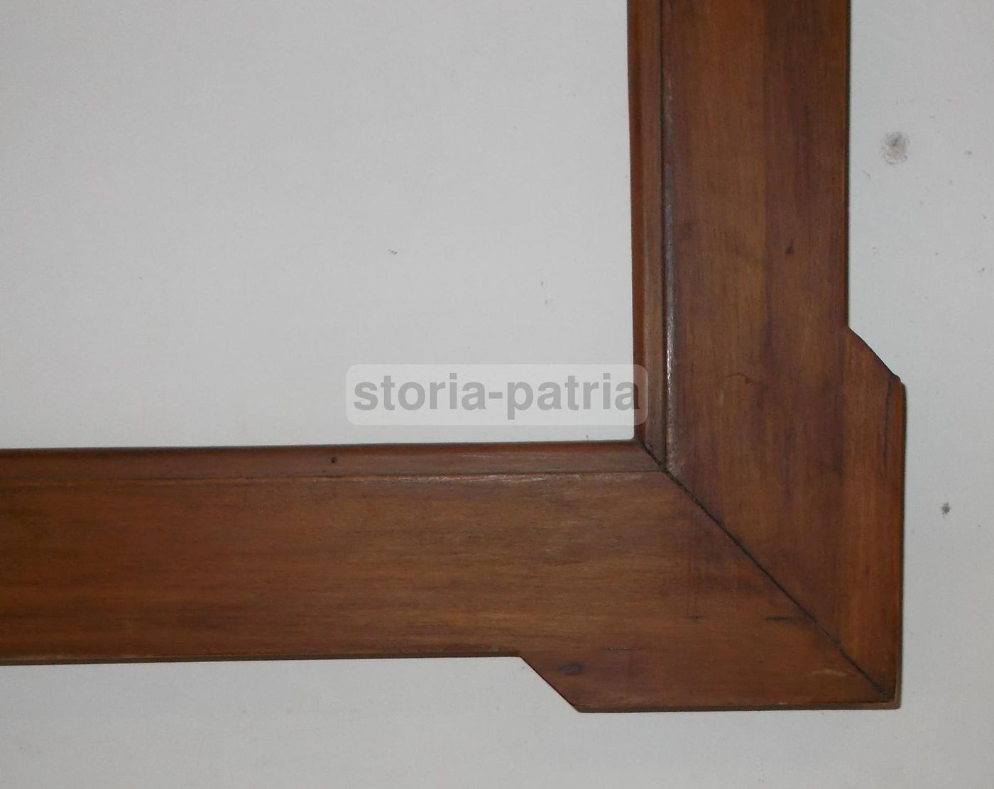 Antica Cornice In Legno Noce, Fine '800   Primi '900, Cm 52x40