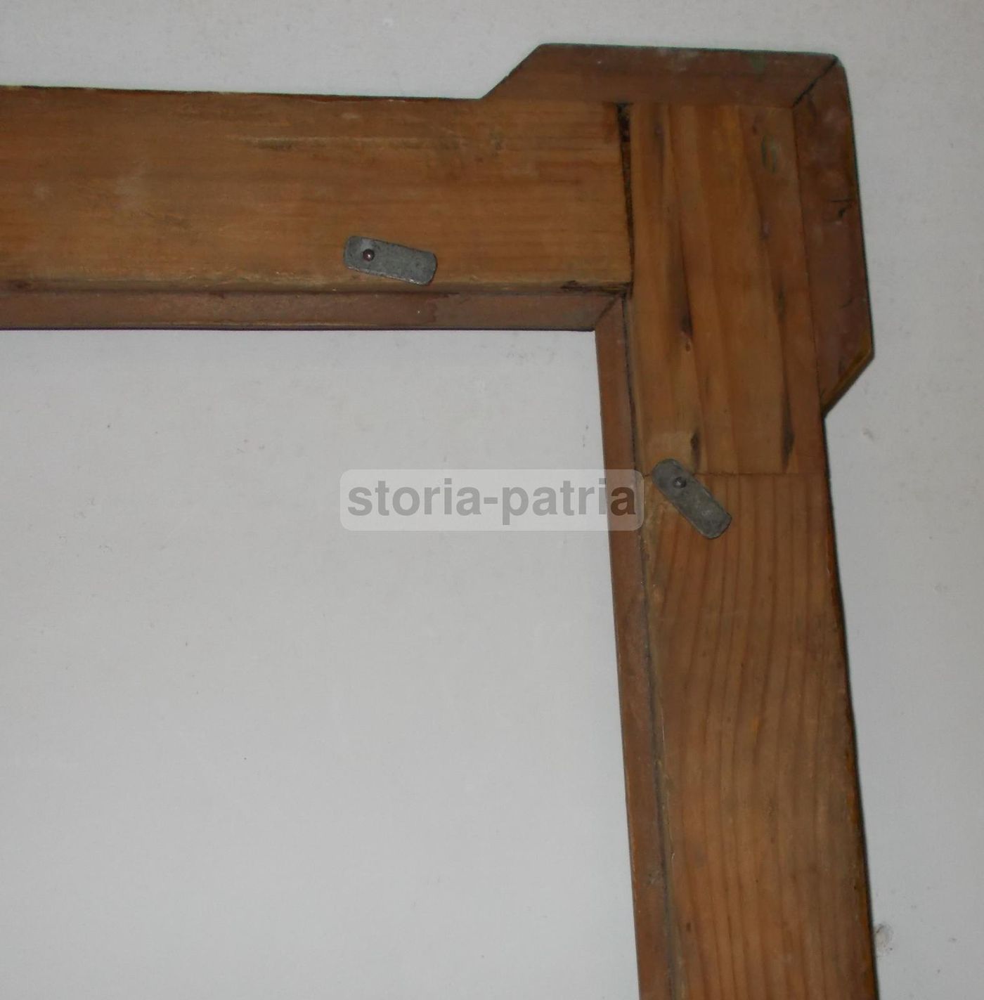 Antica Cornice In Legno Noce, Fine '800 Primi '900, Cm 52x40