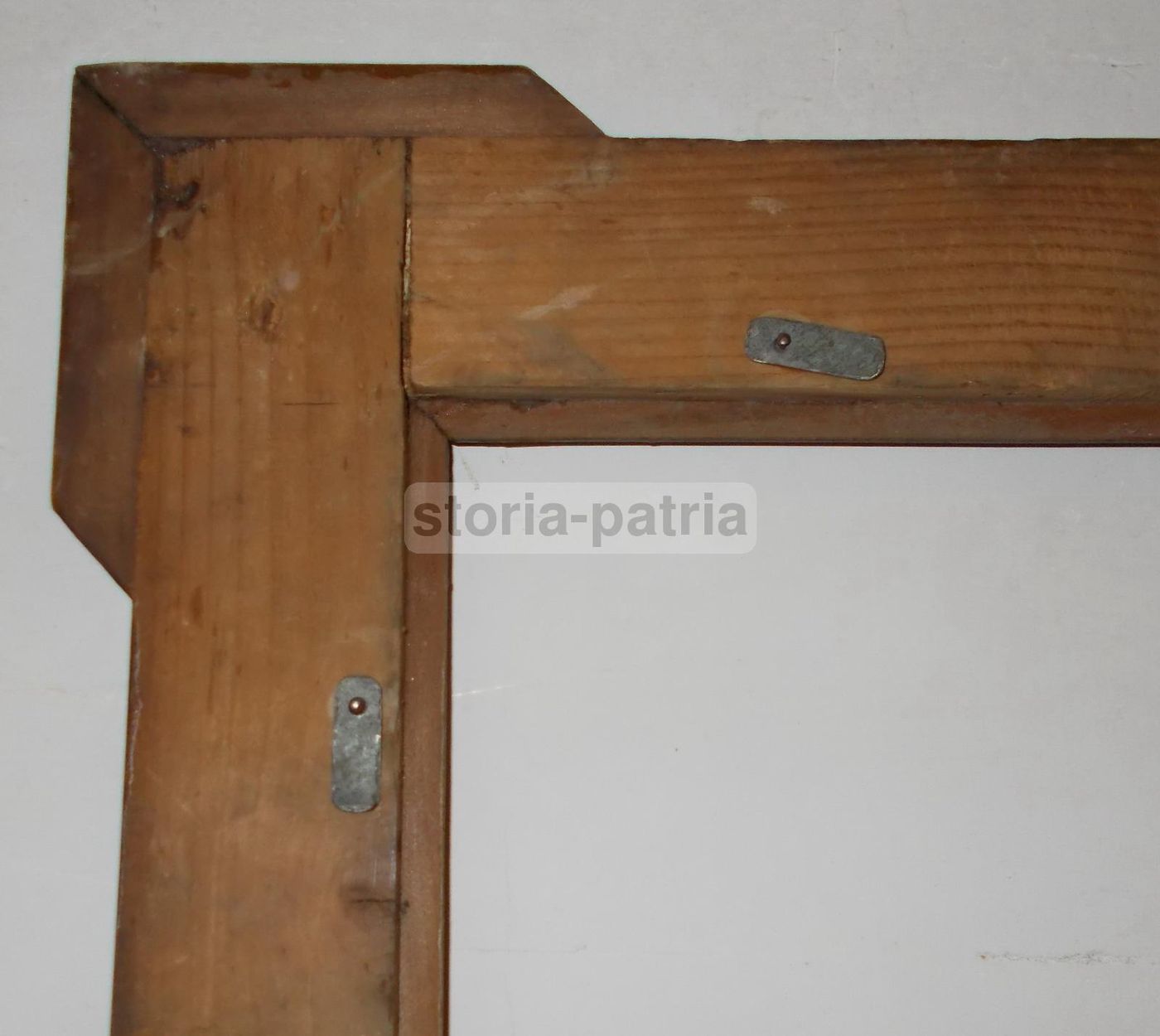 Antica Cornice In Legno Noce, Fine '800   Primi '900, Cm 52x40