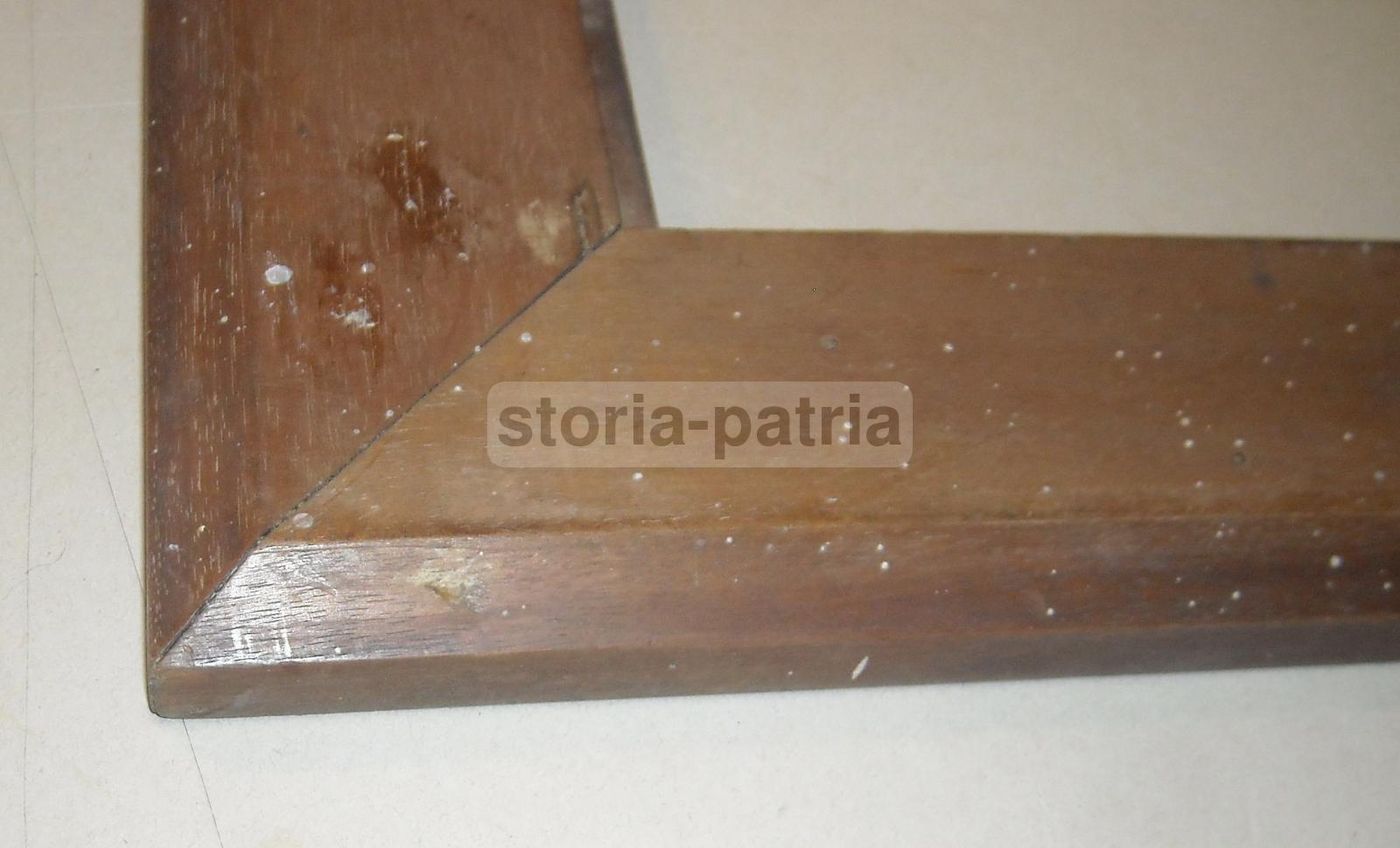 Cornice Antica In Legno Naturale Fine '800 Inizio '900