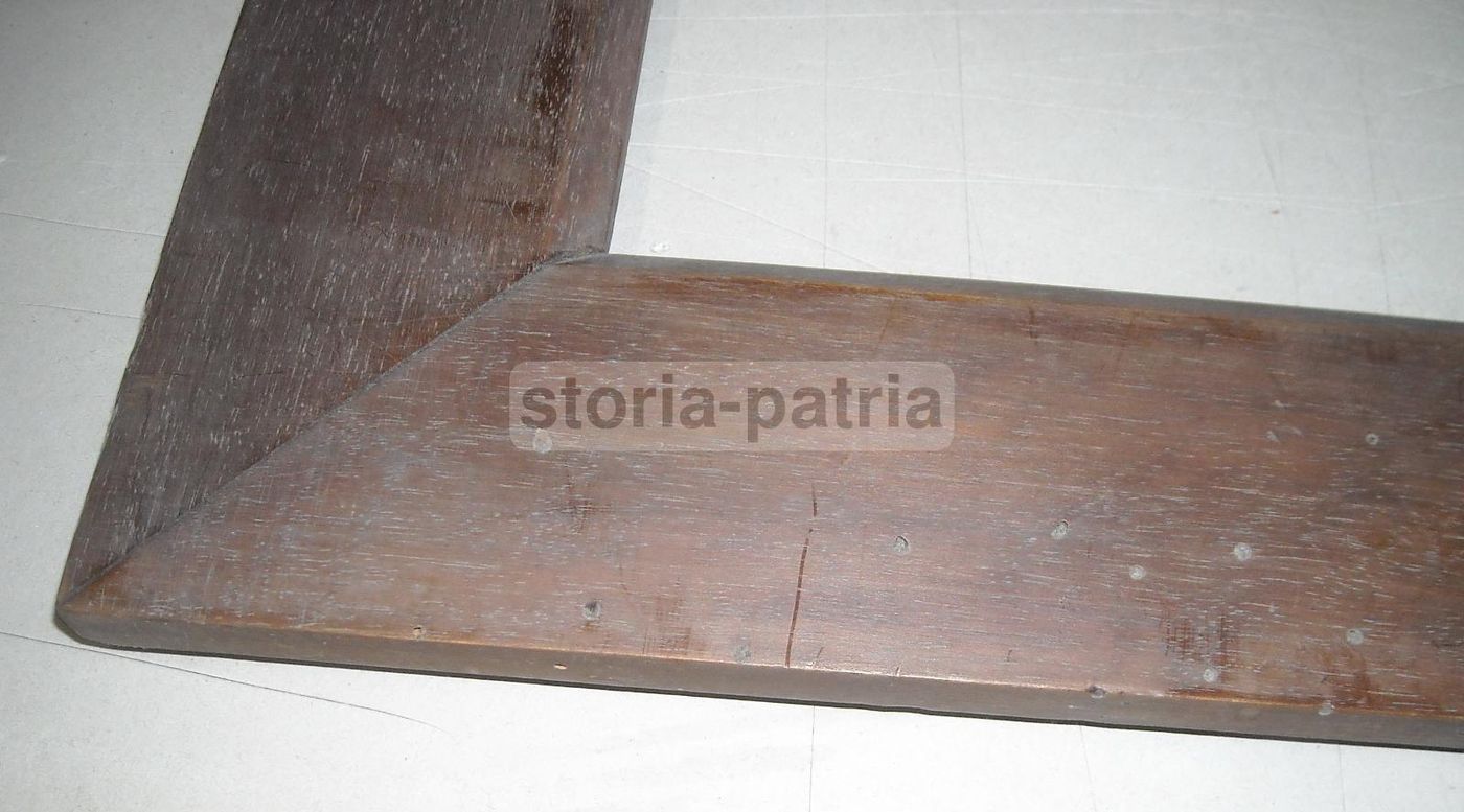 Cornice Antica In Legno Naturale Fine '800 Inizio '900
