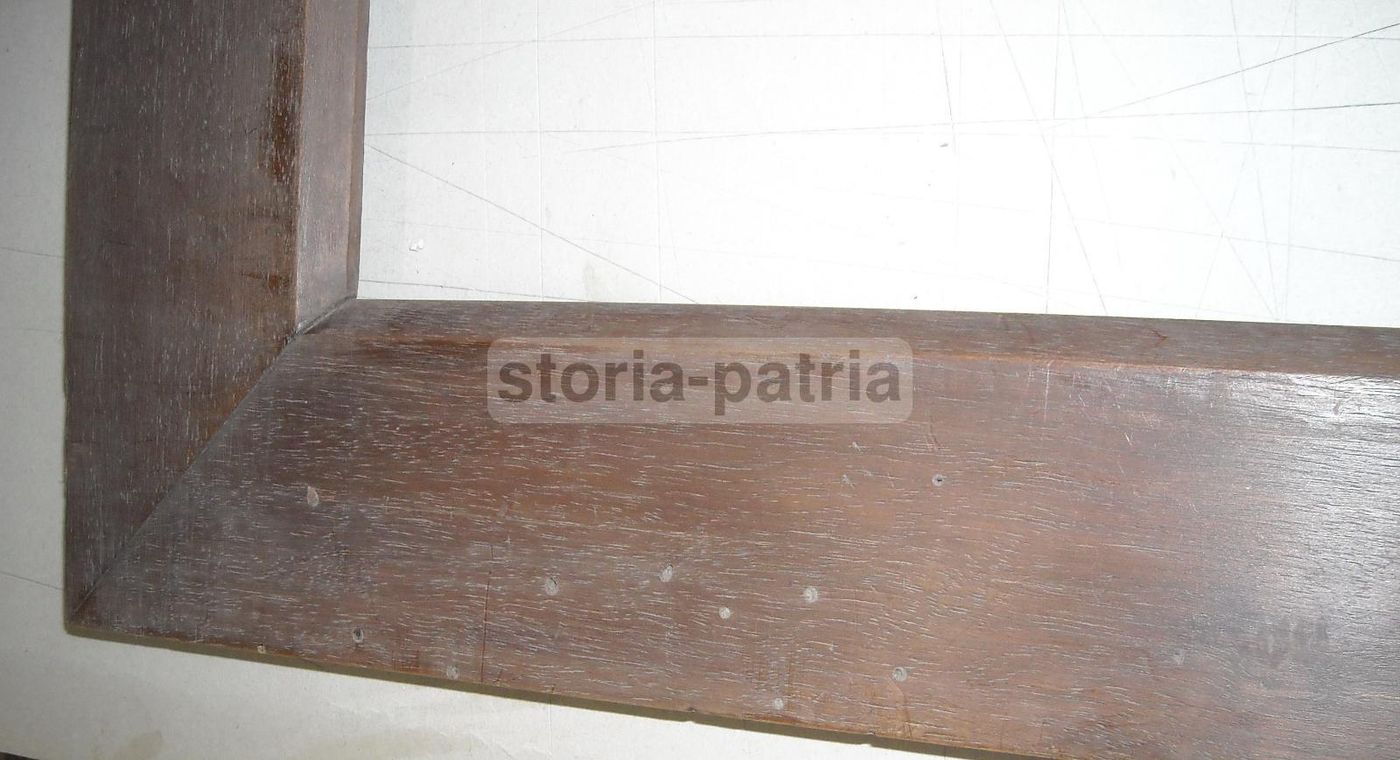 Cornice Antica In Legno Naturale Fine '800 Inizio '900