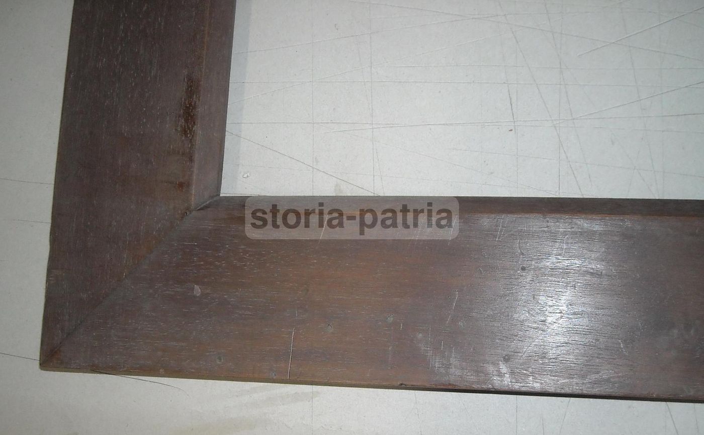 Cornice Antica In Legno Naturale Fine '800 Inizio '900