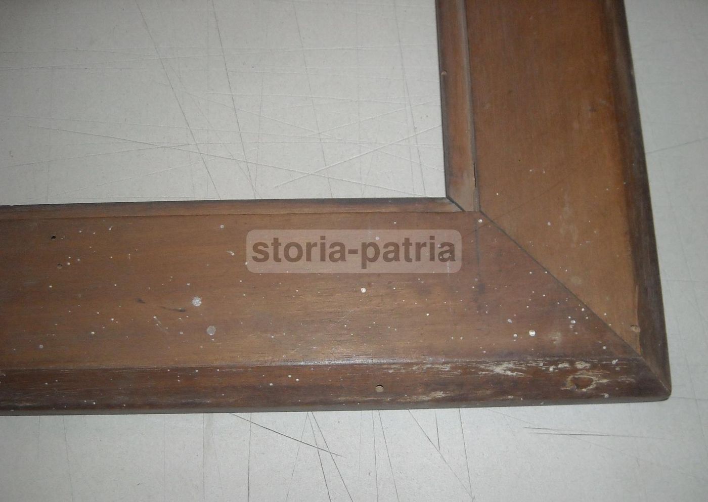 Cornice Antica In Legno Naturale Fine '800 Inizio '900