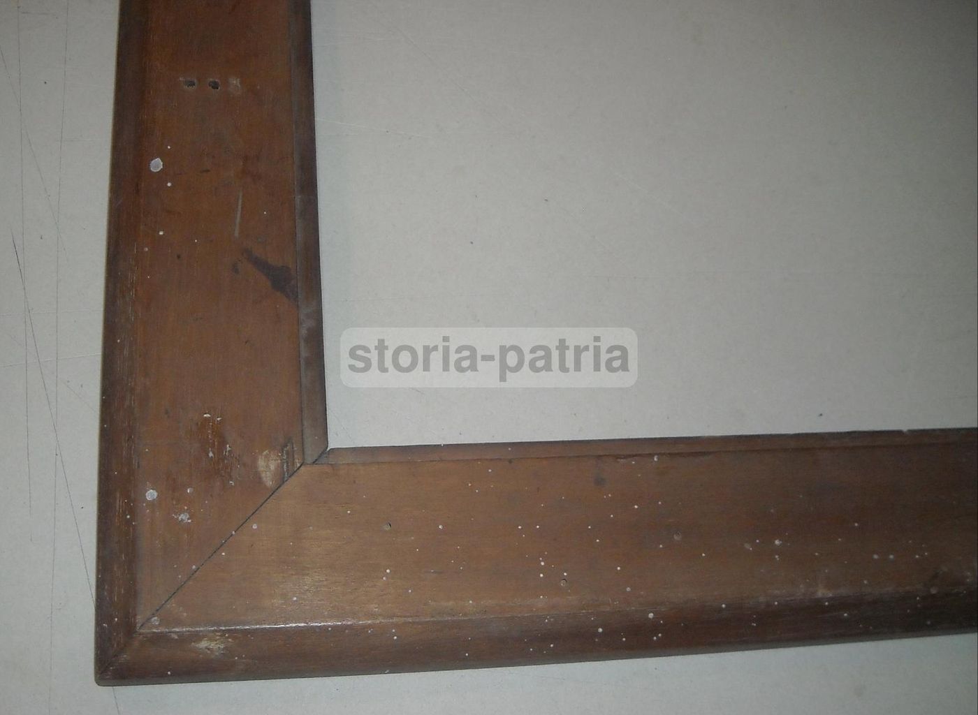 Cornice Antica In Legno Naturale Fine '800 Inizio '900