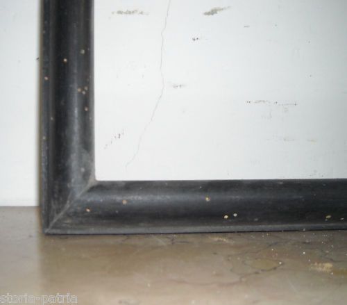 Cornice Antica In Legno Ebanizzato, Seconda Metà Del XIX Secolo, Cm 64x55