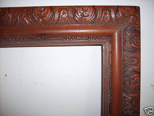 Antica Cornice In Legno Intagliato Primo '900 60x47 Cm