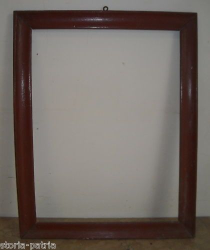 Antica Cornice In Legno Massiccio, XIX Secolo