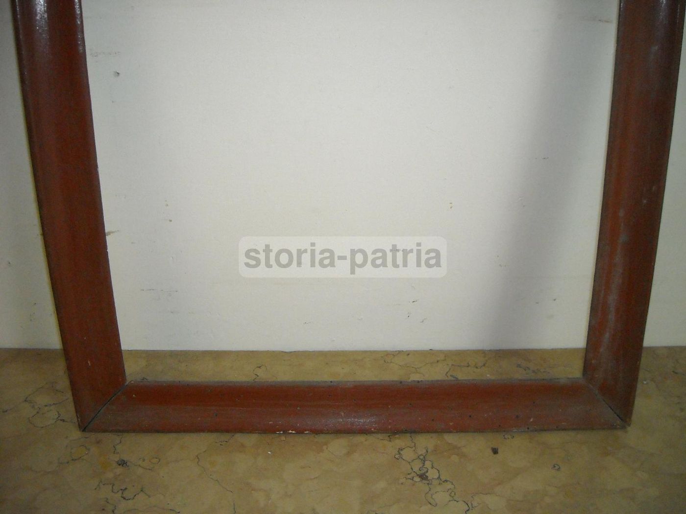 Antica Cornice In Legno Massiccio, XIX Secolo