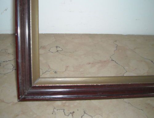 Cornice Antica Liberty In Legno, Inizio '900, Per Stampe E Incisioni