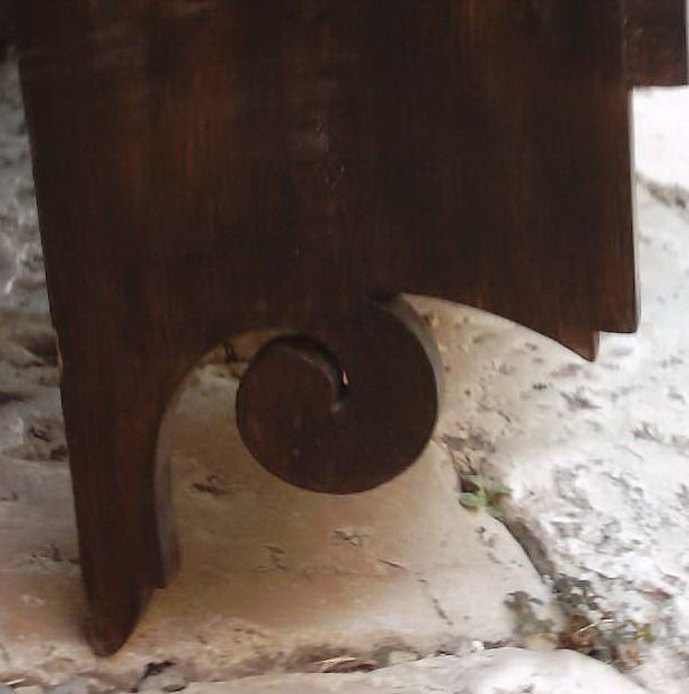 Antica Vetrina In Legno Dell'800, Piattaia O Libreria Da Parete