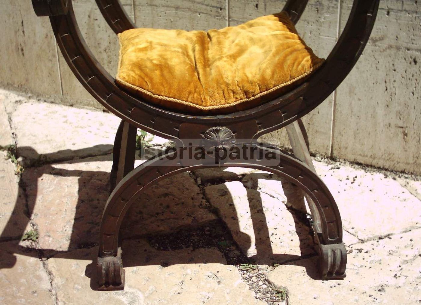 Sedia Intagliata In Stile Rinascimentale, Ebanisteria Lombarda, Novecento